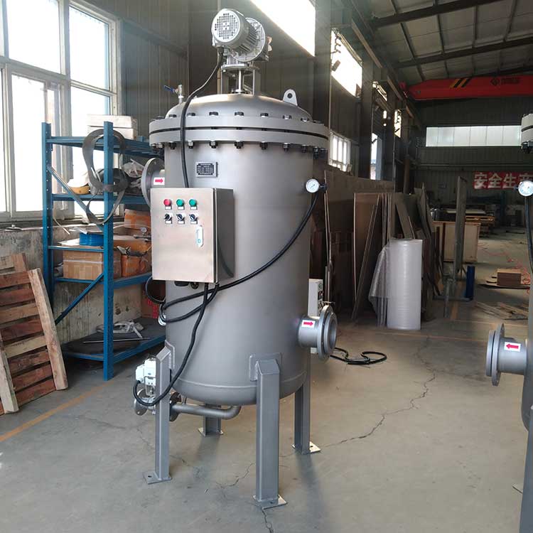 華豫生產(chǎn)供應(yīng)全自動(dòng)自清洗過濾器DN150 內(nèi)置T型絲濾芯、不銹鋼刷